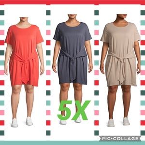 3 NEW Women’s plus size dress size 5X Terra & Sky